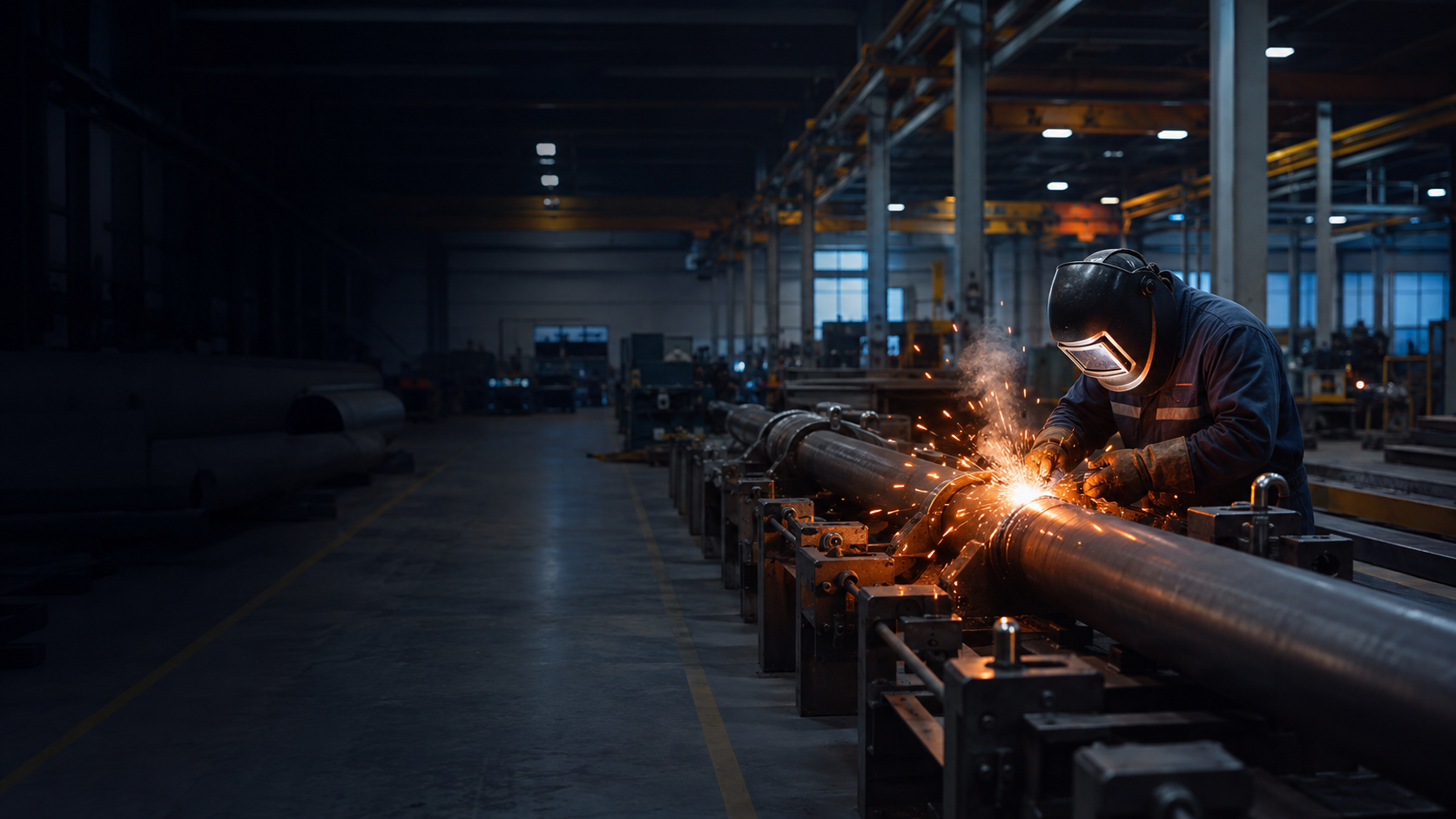 Metal aydınlatma direği üretim tesisi